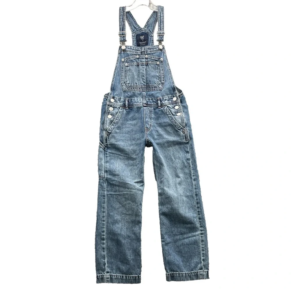 Gap Denim Overall Teen 10 Gorpcore Outdoor Workwear Ranch Western 90s Streetwear